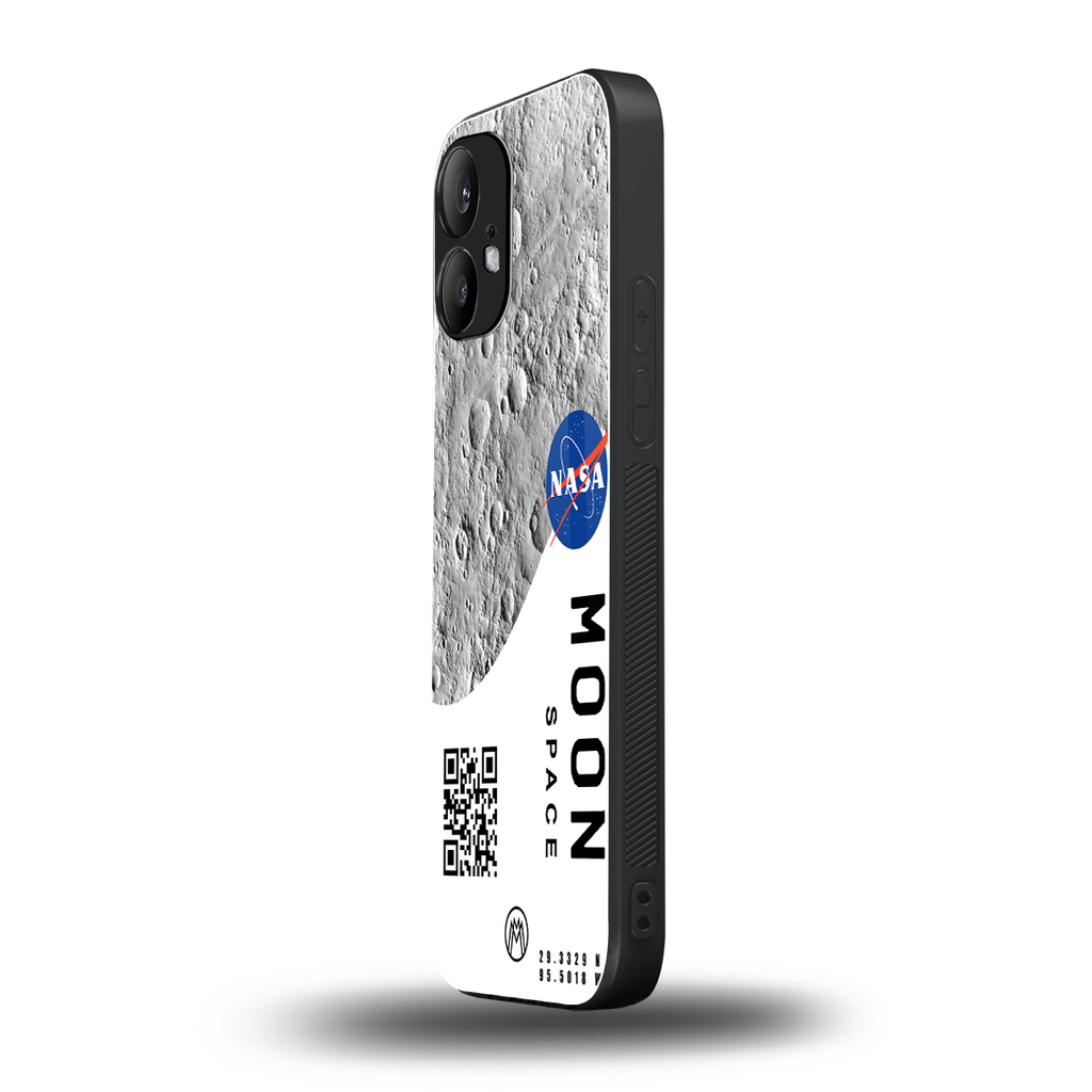moon space back phone cover | glass case for nothing phone 2