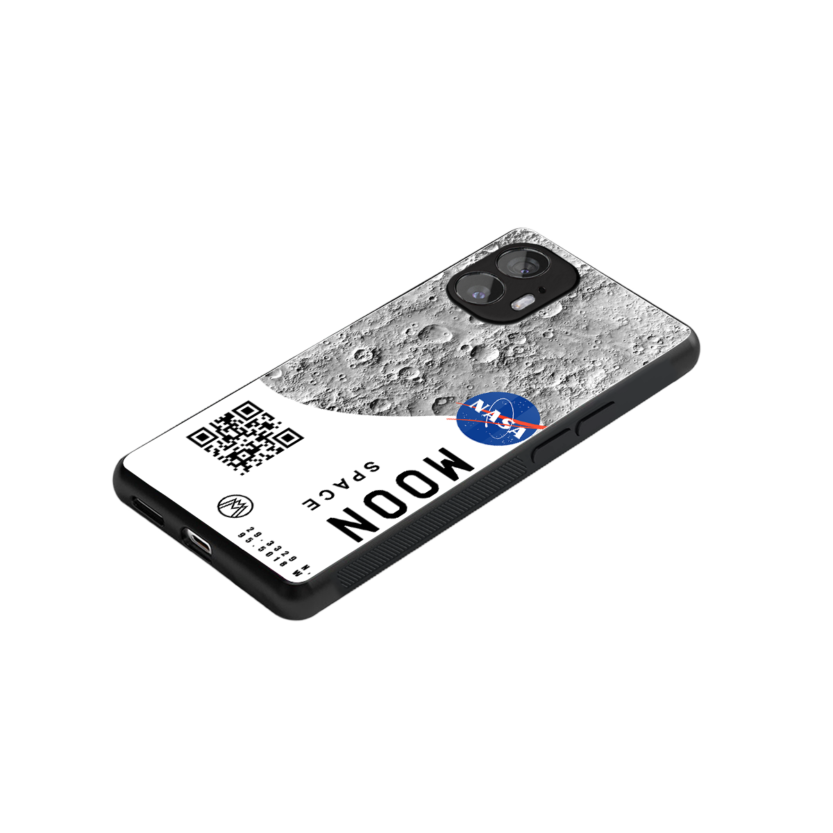 moon space back phone cover | glass case for nothing phone 2