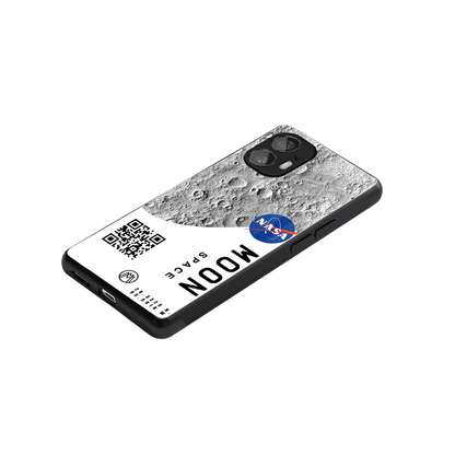 moon space back phone cover | glass case for nothing phone 2