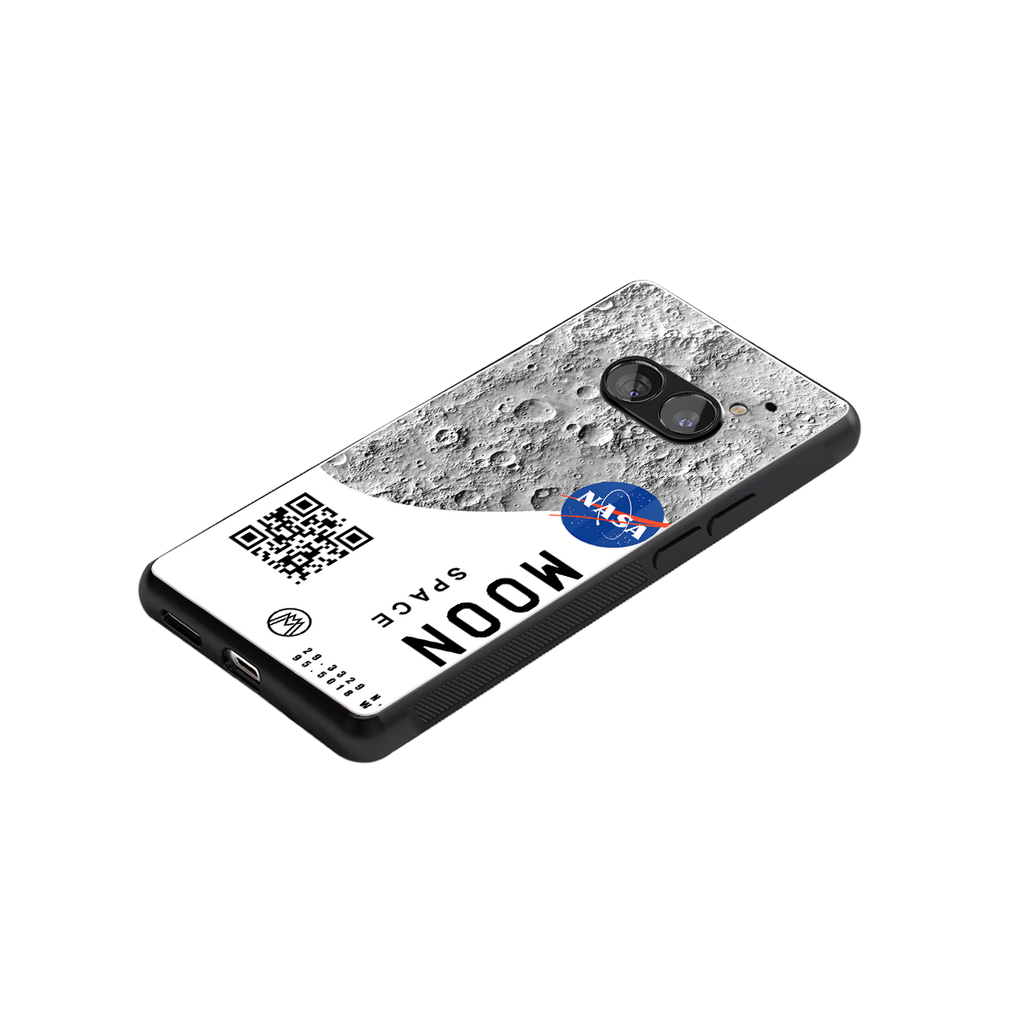 moon space back phone cover | glass case for nothing phone 2a