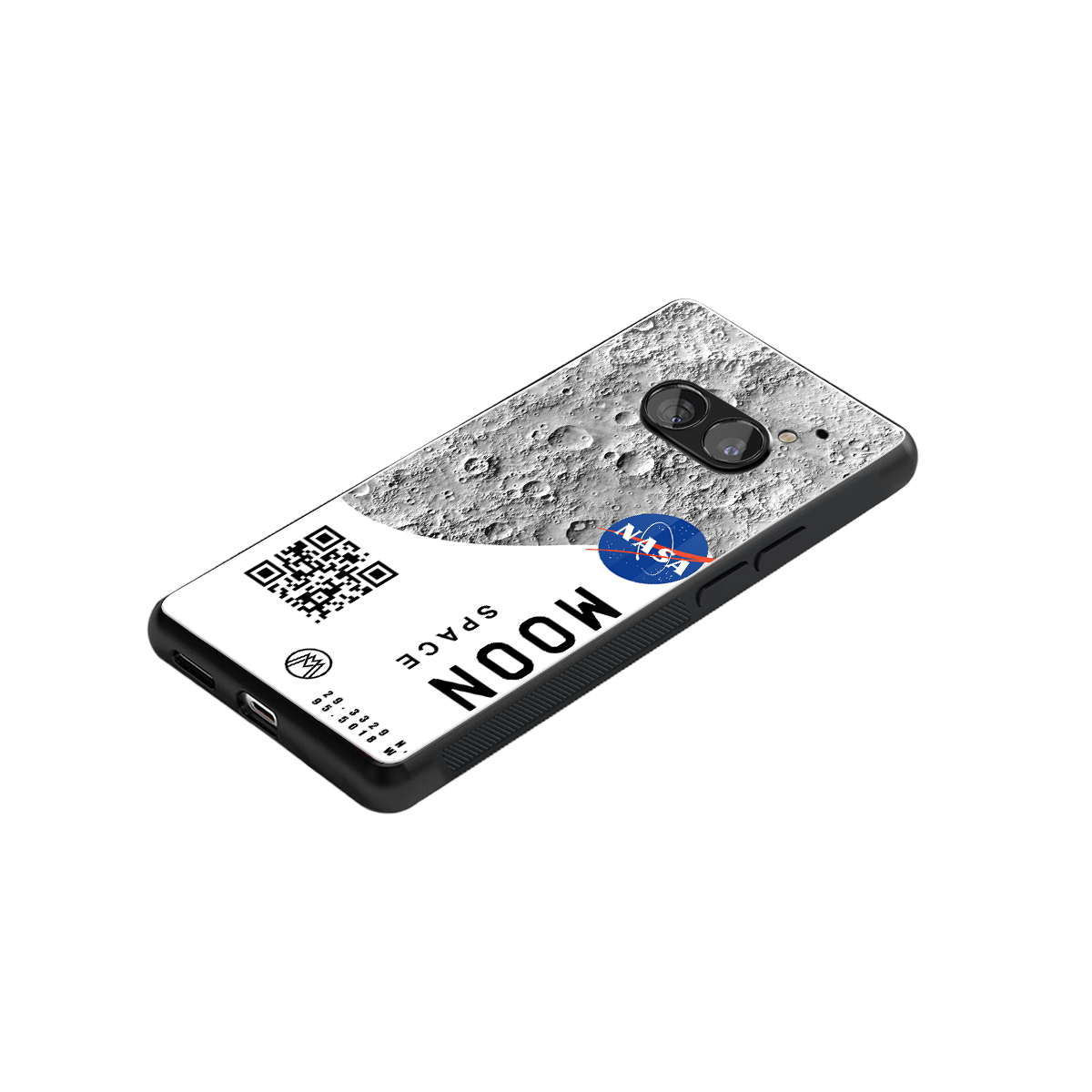 moon space back phone cover | glass case for nothing phone 2a