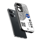 moon space back phone cover | glass case for oneplus nord 3