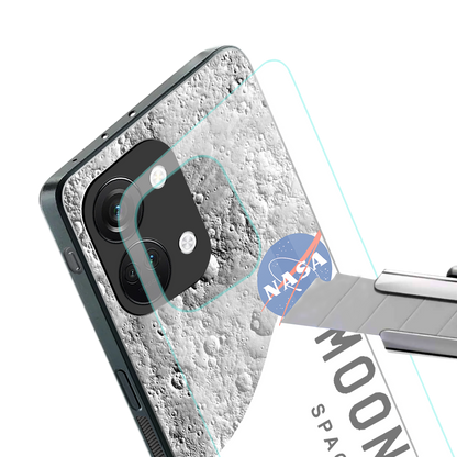 moon space back phone cover | glass case for oneplus nord 3