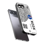moon space back phone cover | glass case for oneplus nord 4