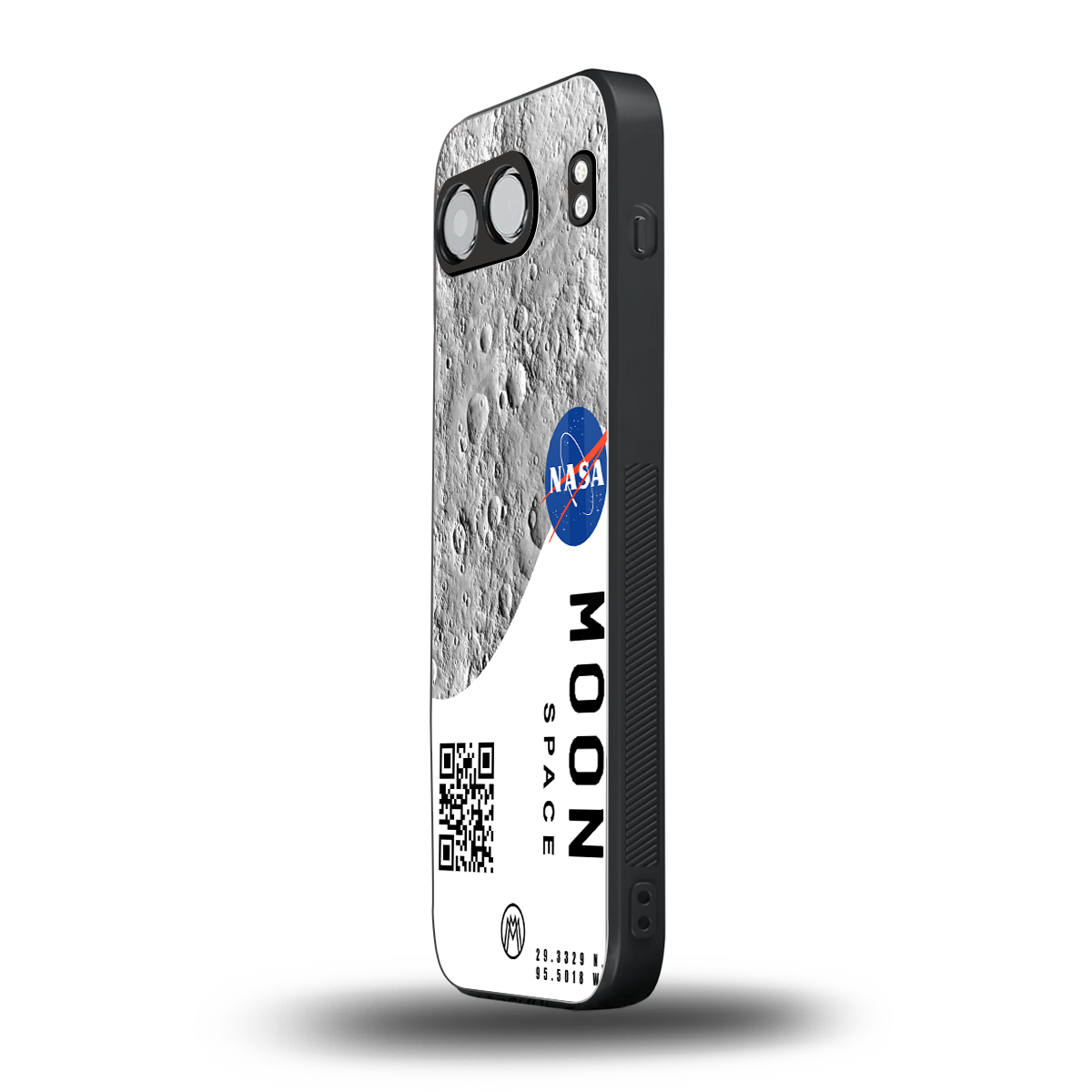 moon space back phone cover | glass case for oneplus nord 4
