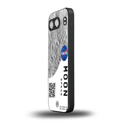 moon space back phone cover | glass case for oneplus nord 4
