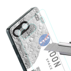 moon space back phone cover | glass case for oneplus nord 4