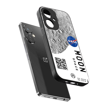 moon space back phone cover | glass case for oneplus nord ce 3