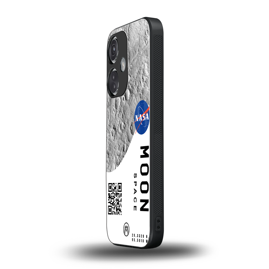 moon space back phone cover | glass case for oneplus nord ce 3