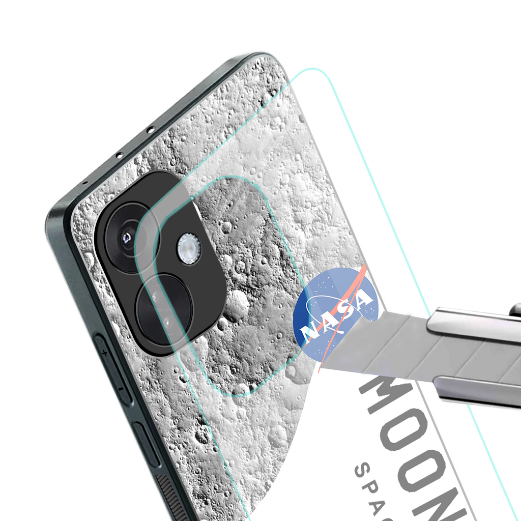 moon space back phone cover | glass case for oneplus nord ce 3