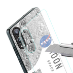 moon space back phone cover | glass case for oneplus nord ce 4 lite