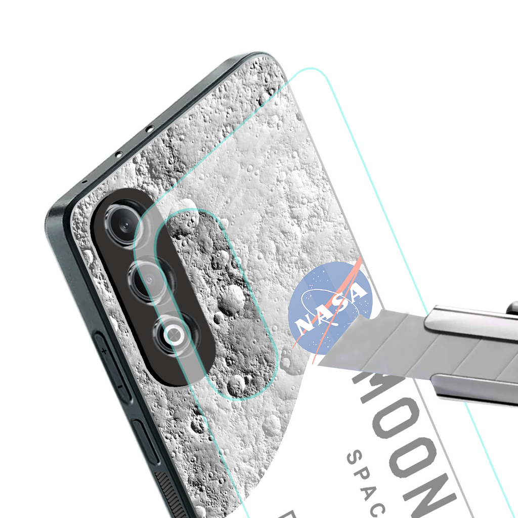 moon space back phone cover | glass case for oneplus nord ce 4
