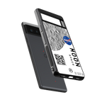 moon space back phone cover | glass case for Google Pixel 6A