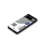 moon space back phone cover | glass case for google pixel 8 pro