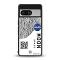 moon space back phone cover | glass case for Google Pixel 8