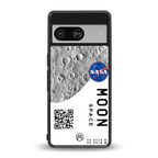 moon space back phone cover | glass case for Google Pixel 8