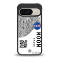 moon space back phone cover | glass case for google pixel 9