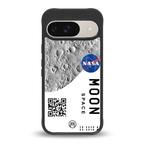 moon space back phone cover | glass case for google pixel 9