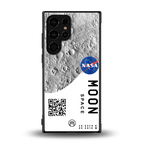 moon space back phone cover | glass case for samsung galaxy s23 ultra