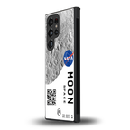 moon space back phone cover | glass case for samsung galaxy s23 ultra
