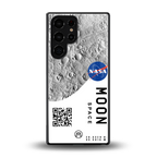moon space back phone cover | glass case for samsung galaxy s25 ultra