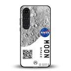 moon space back phone cover | glass case for samsung galaxy s25