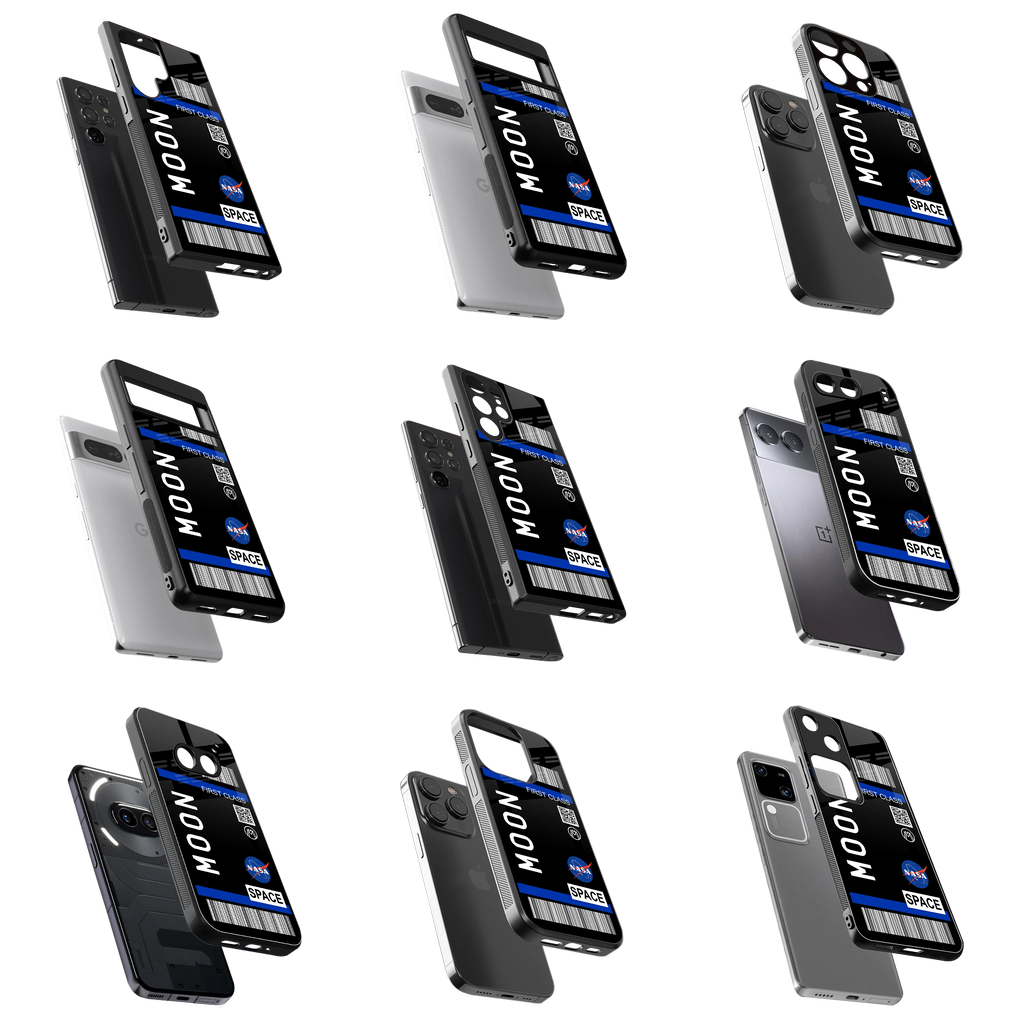 Durable Glass Back Mobile Case for iPhone, Samsung, OnePlus, Google Pixel, Redmi, Vivo, Oppo