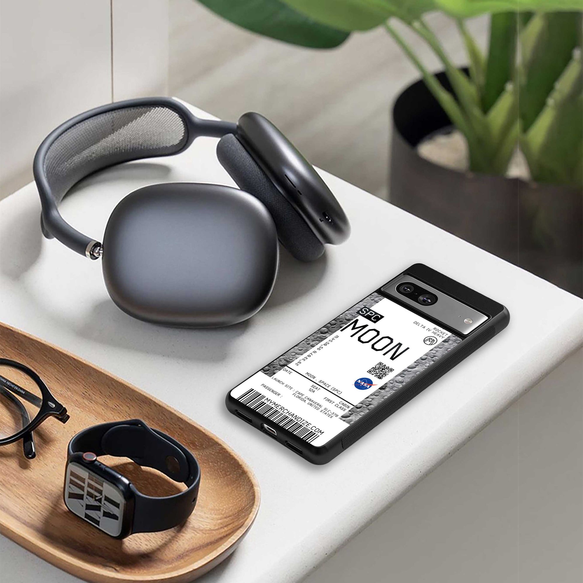 moon boarding pass ticket back phone cover | glass case for oneplus nord ce 3