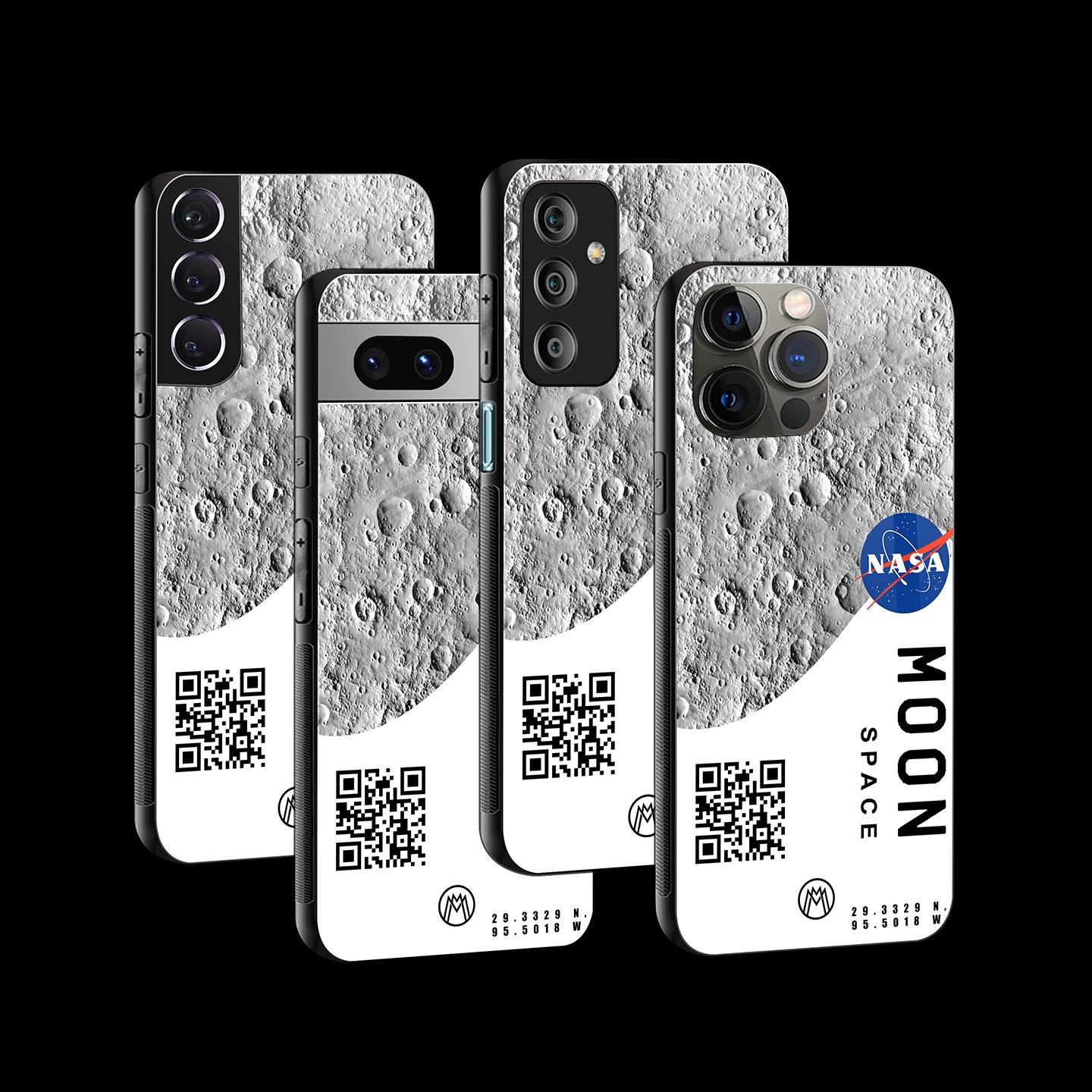 Moon Space Phone Cover | Glass Case