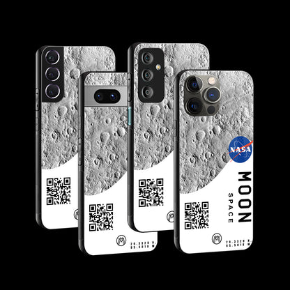 Moon Space Phone Cover | Glass Case