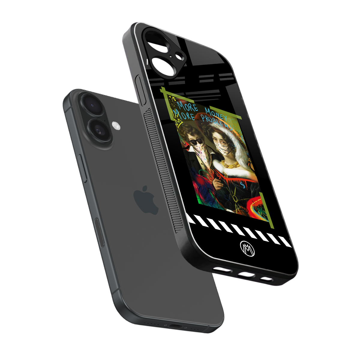more money more problems back phone cover | glass case for iphone 16