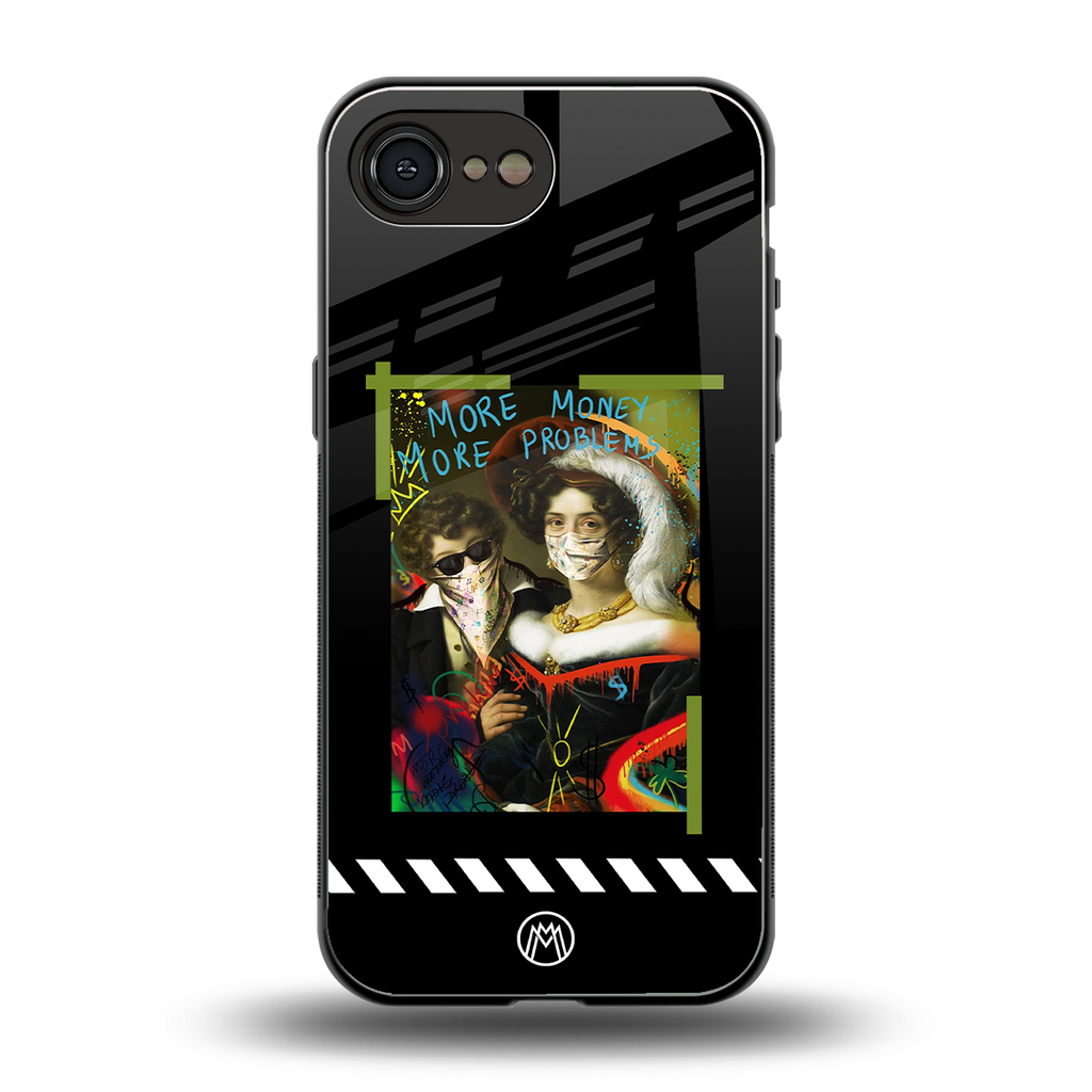 more money more problems back phone cover | glass case for iphone 16e