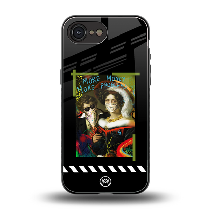 more money more problems back phone cover | glass case for iphone 16e