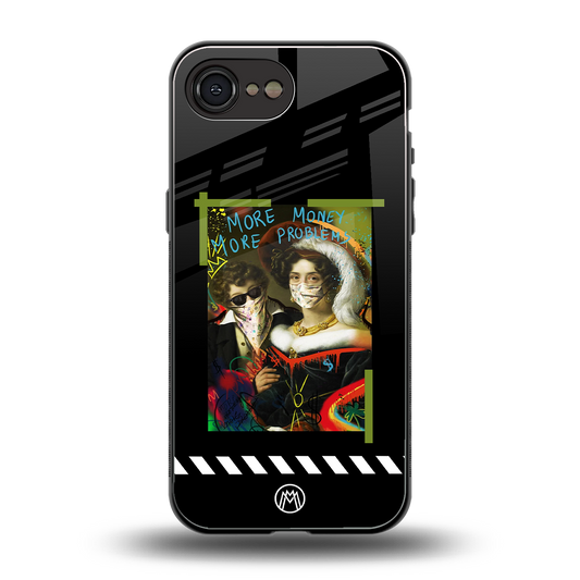 more money more problems back phone cover | glass case for iphone 16e