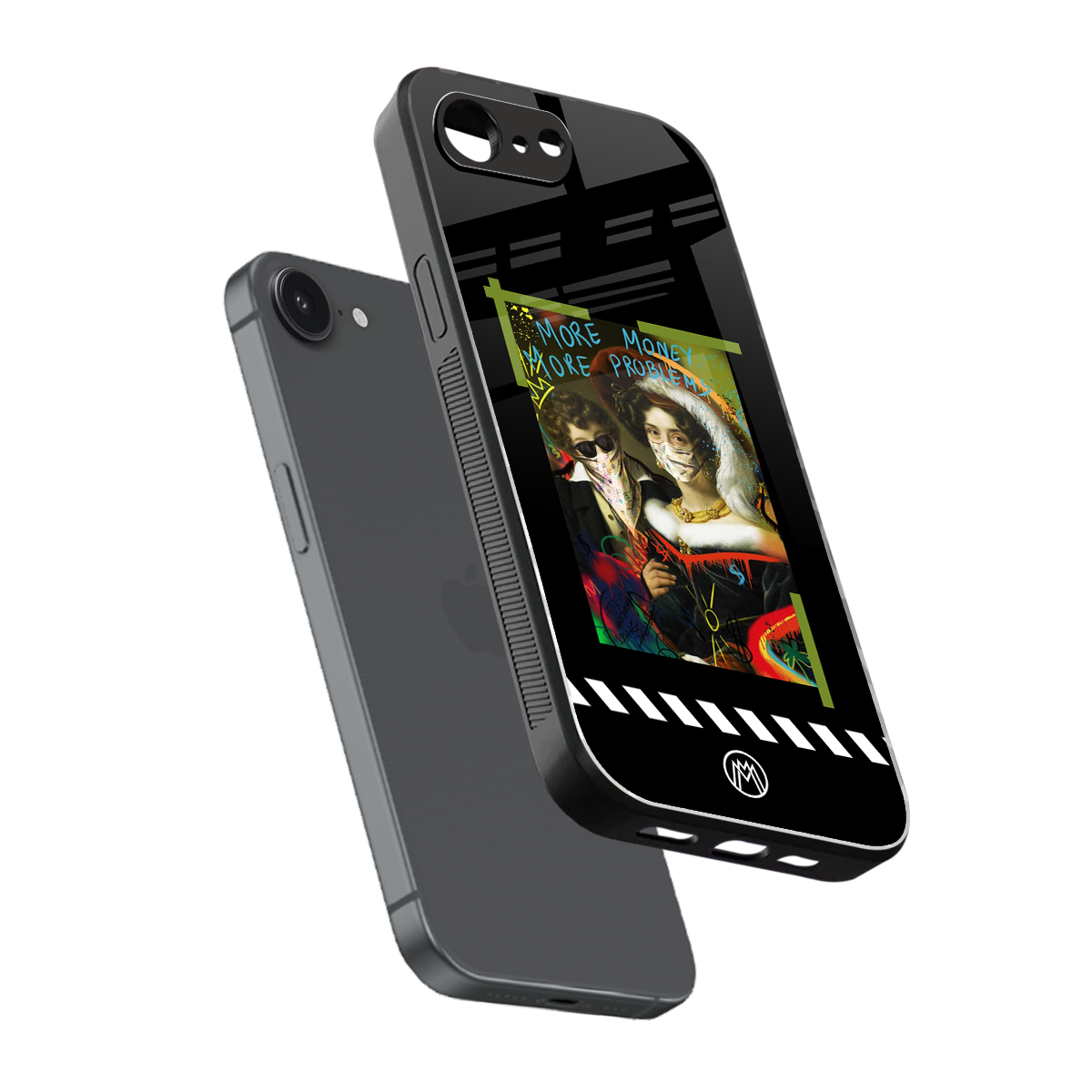 more money more problems back phone cover | glass case for iphone 16e