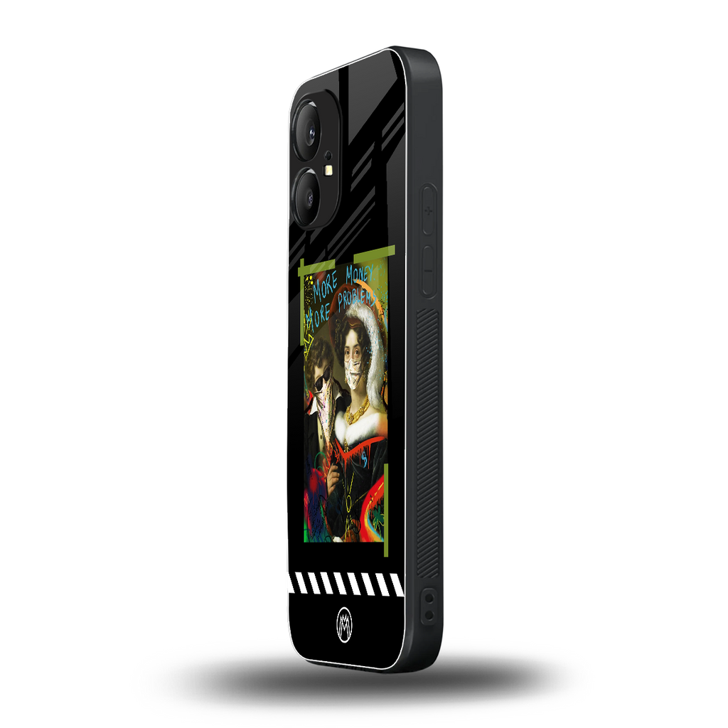 more money more problems back phone cover | glass case for nothing phone 1
