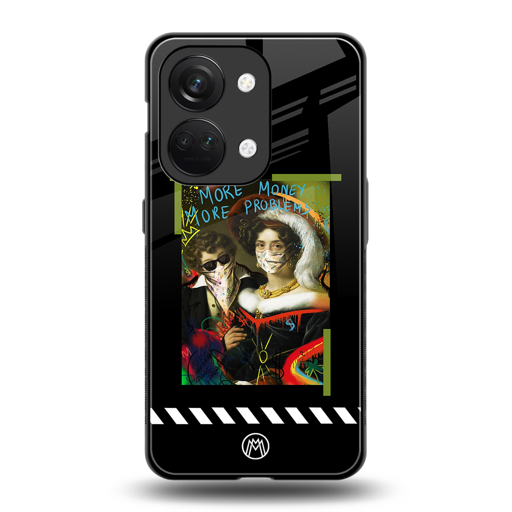 more money more problems back phone cover | glass case for oneplus nord 3