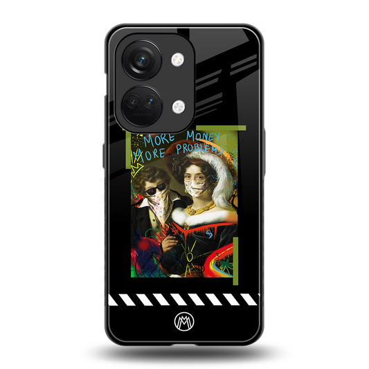 more money more problems back phone cover | glass case for oneplus nord 3
