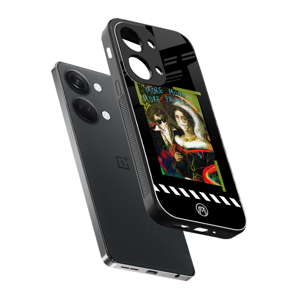 more money more problems back phone cover | glass case for oneplus nord 3