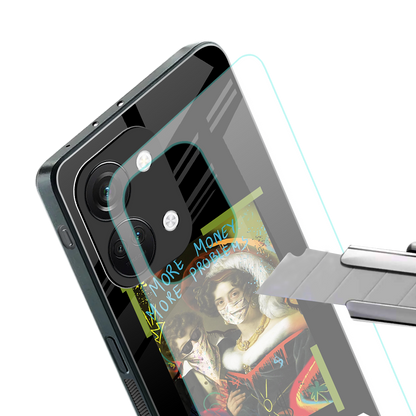 more money more problems back phone cover | glass case for oneplus nord 3