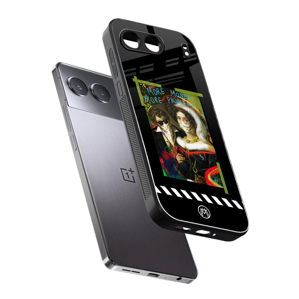 more money more problems back phone cover | glass case for oneplus nord 4
