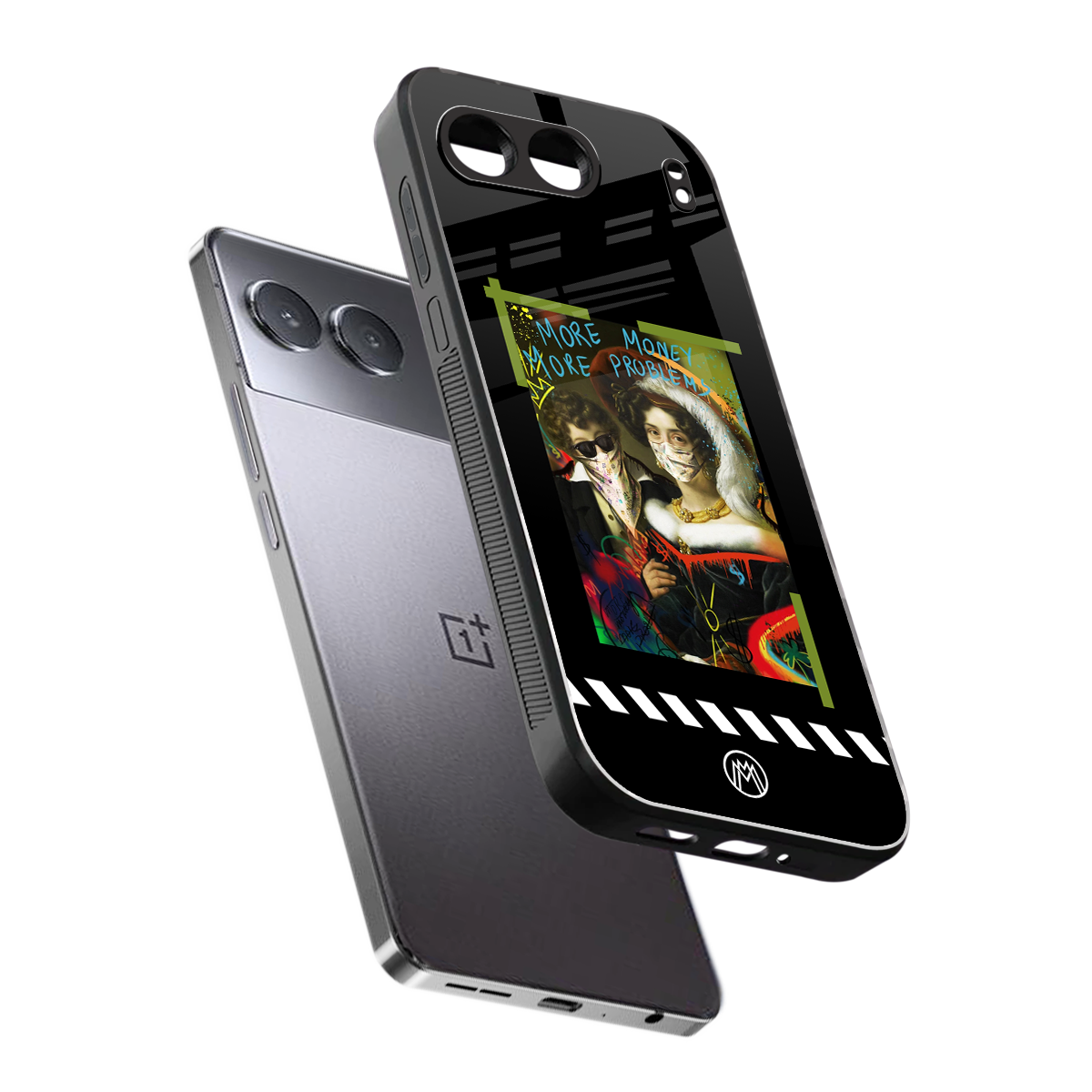 more money more problems back phone cover | glass case for oneplus nord 4