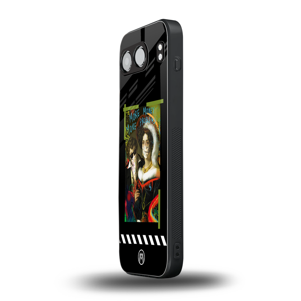 more money more problems back phone cover | glass case for oneplus nord 4