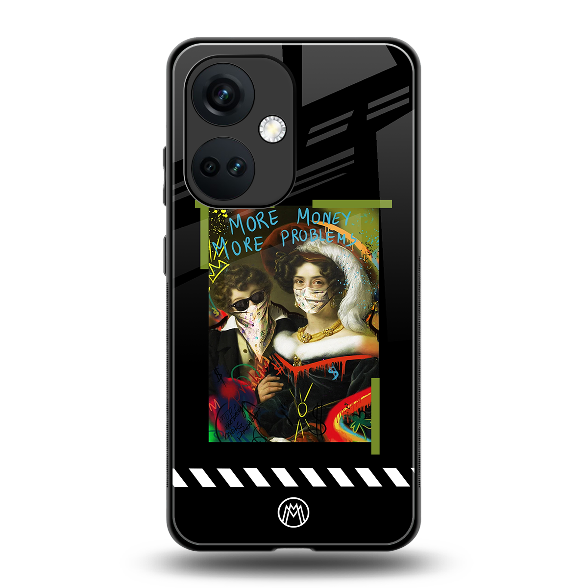 more money more problems back phone cover | glass case for oneplus nord ce 3