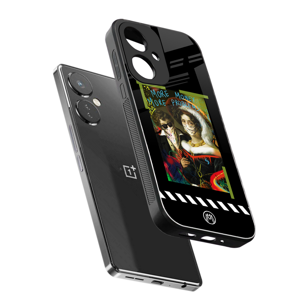more money more problems back phone cover | glass case for oneplus nord ce 3