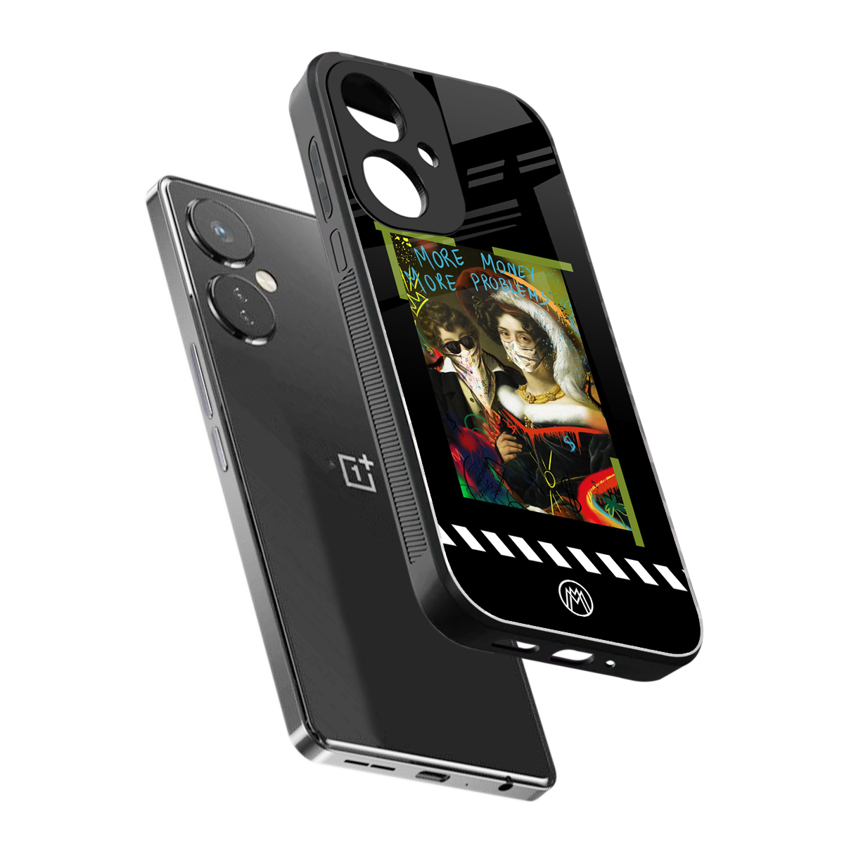 more money more problems back phone cover | glass case for oneplus nord ce 3