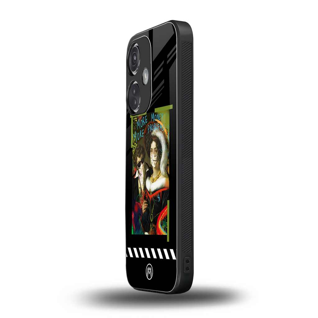more money more problems back phone cover | glass case for oneplus nord ce 3