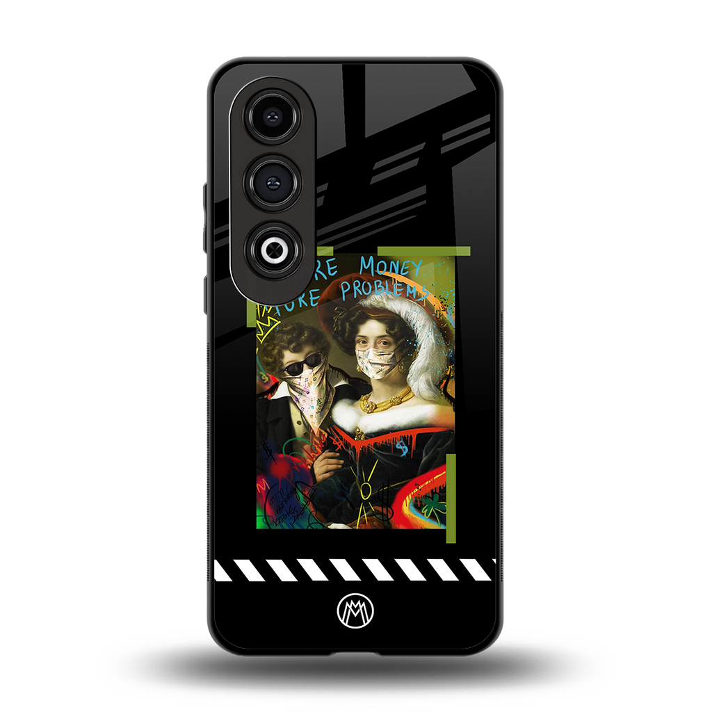 more money more problems back phone cover | glass case for oneplus nord ce 4