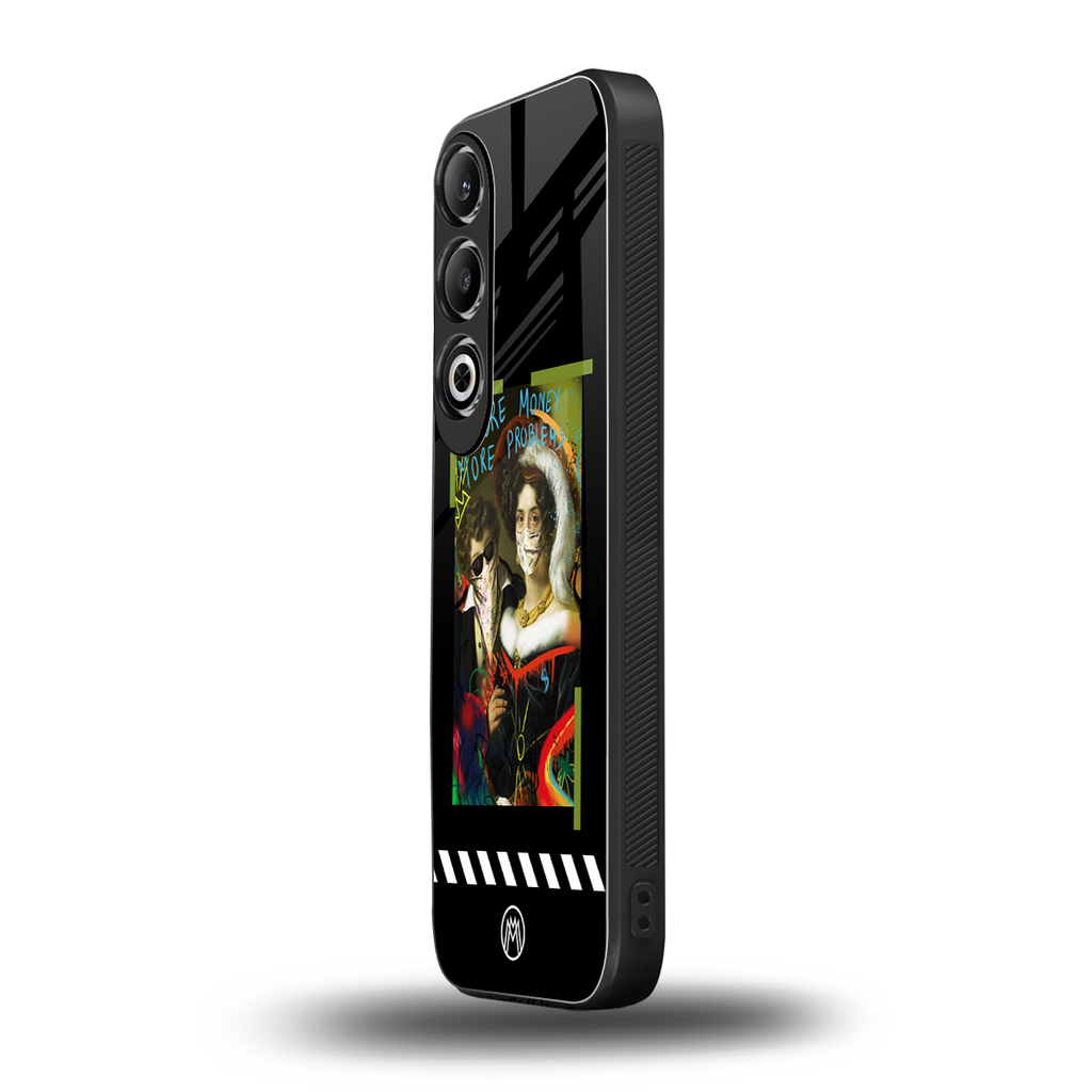 more money more problems back phone cover | glass case for oneplus nord ce 4