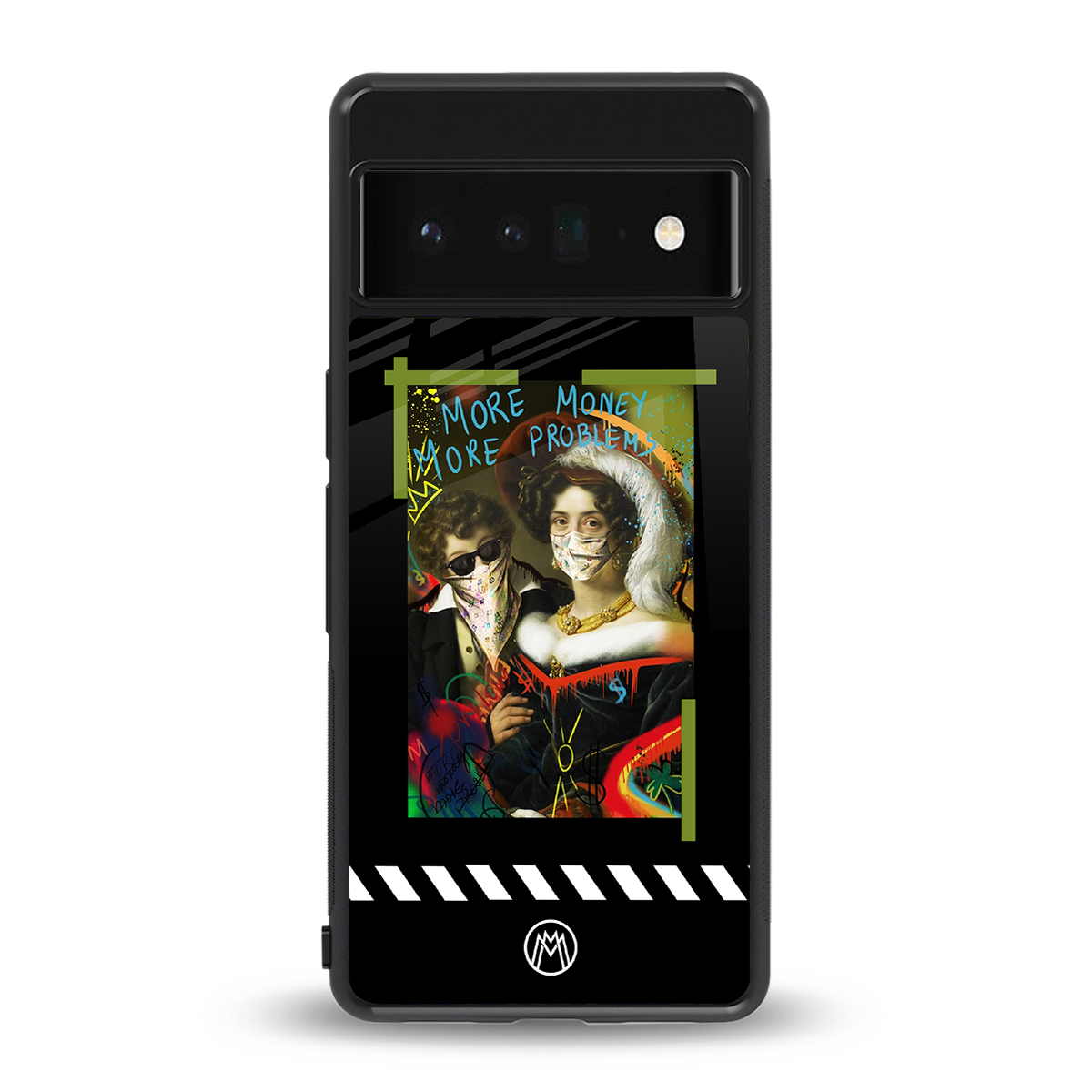 more money more problems back phone cover | glass case for google pixel 6 pro